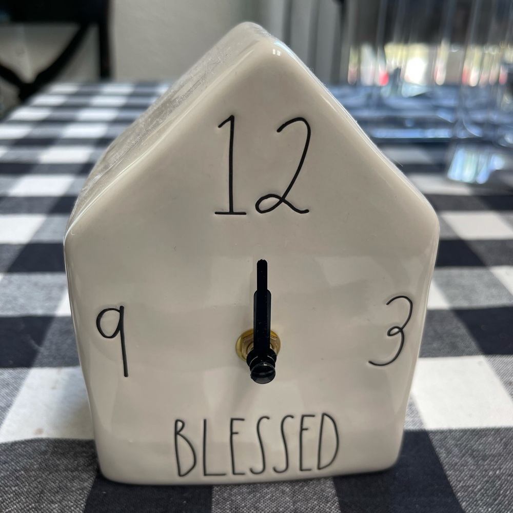 Rae Dunn Blessed Clock